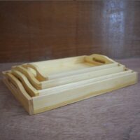 wooden tray atau nampan kayu